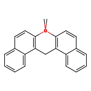 2-Methoxy-1-[(2-methoxynaphthalen-1-yl)methyl]naphthalene structure