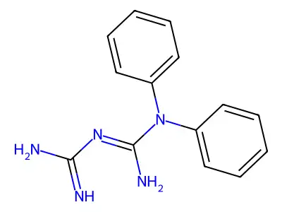 Biguanide, 1,1-diphenyl- structure