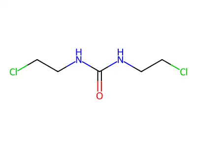 1,3-Bis(2-chloroethyl)urea structure