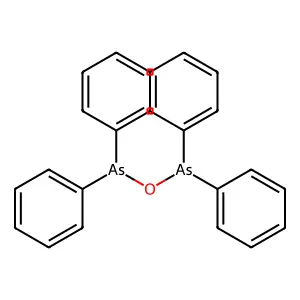 Bis(diphenylarsinyl) oxide structure