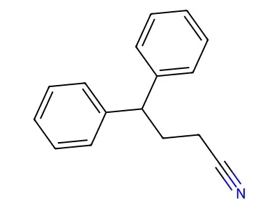 4,4-Diphenylbutanenitrile structure