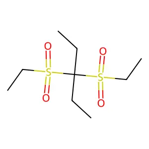 3,3-Bis(ethylsulfonyl)pentane structure