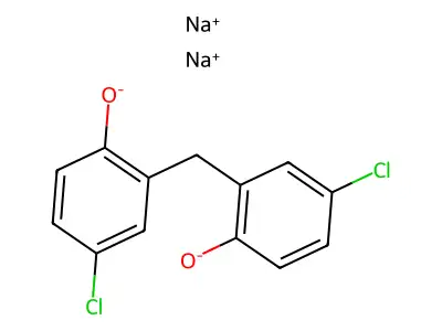 Dichlorophen disodium structure
