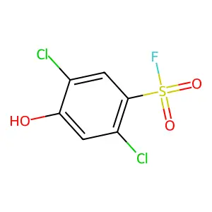Benzenesulfonyl fluoride, 2,5-dichloro-4-hydroxy- structure