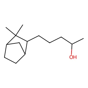 alpha,3,3-Trimethylbicyclo(2.2.1)heptane-2-butanol structure
