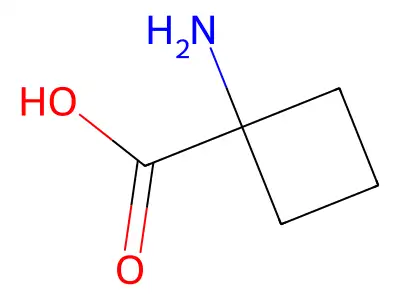 1-Aminocyclobutanecarboxylic acid structure