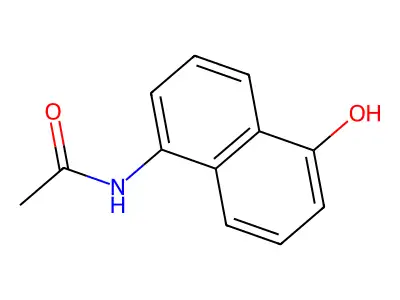 Acetamide, N-(5-hydroxy-1-naphthalenyl)- structure