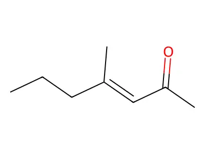 4-Methylhept-3-en-2-one structure