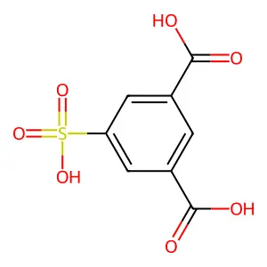 Sulfoisophthalic acid structure
