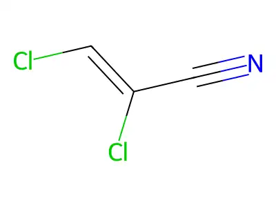 2,3-Dichloroprop-2-enenitrile structure