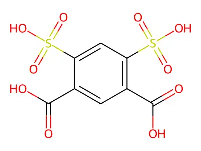 4,6-Disulphoisophthalic acid structure