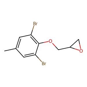 Oxirane, 2-[(2,6-dibromo-4-methylphenoxy)methyl]- structure