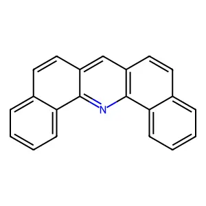 Dibenz(c,h)acridine structure