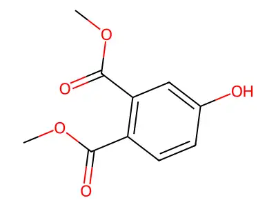 Dimethyl 4-hydroxyphthalate structure