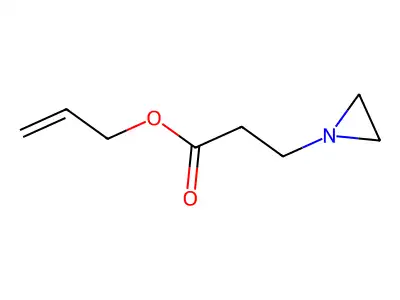 Propionic acid, 3-(1-aziridinyl)-, allyl ester structure
