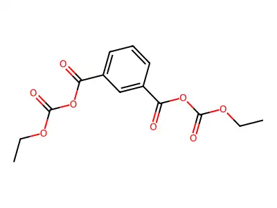 Bis(ethoxycarbonyl)benzene-1,3-dicarboxylate structure