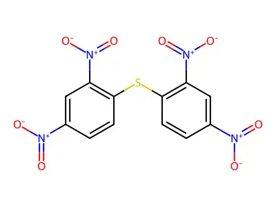 Sulfide, bis(2,4-dinitrophenyl) structure