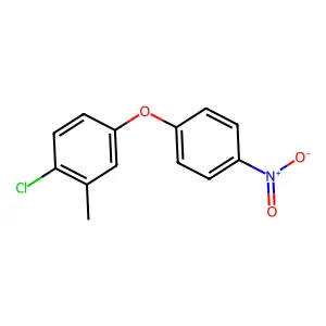 4-Chloro-m-tolyl-p-nitrophenyl ether structure
