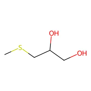 3-(Methylthio)-1,2-propanediol structure