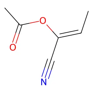 1-Cyanoprop-1-enyl acetate structure