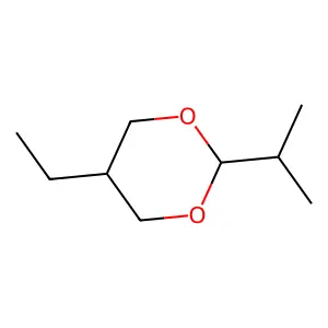 5-Ethyl-2-(propan-2-yl)-1,3-dioxane structure
