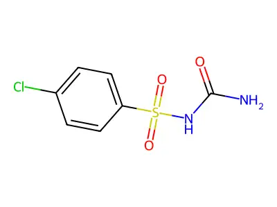 N-(Aminocarbonyl)-4-chlorobenzenesulfonamide structure