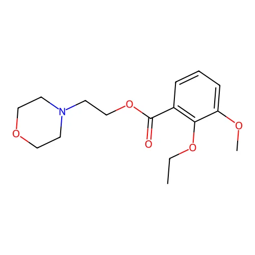 2-Morpholin-4-ylethyl 2-ethoxy-3-methoxybenzoate structure