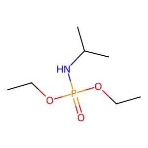 Diethyl isopropylamidophosphate structure