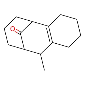 1,2,3,4,5,6,7,8,9,10-Decahydro-5,9-methanobenzocycloocten-11-one structure