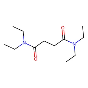 N1,N1,N4,N4-Tetraethylbutanediamide structure