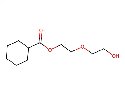 2-(2-Hydroxyethoxy)ethyl cyclohexanecarboxylate structure
