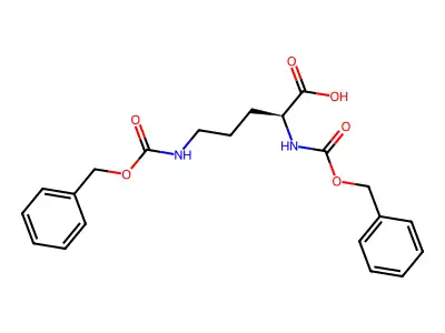 Z-D-Orn(Z)-OH structure