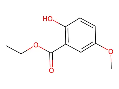 Ethyl 2-hydroxy-5-methoxybenzoate structure