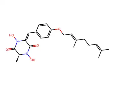 Mycelianamide structure