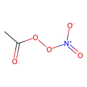 Peroxyacetyl nitrate structure