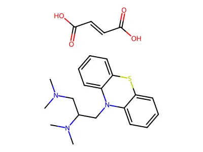 Aminopropazine fumarate structure