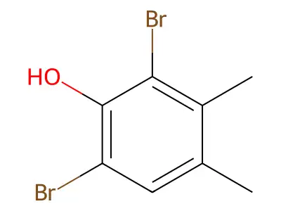2,6-Dibromo-3,4-xylenol structure