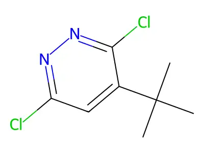4-tert-Butyl-3,6-dichloropyridazine structure