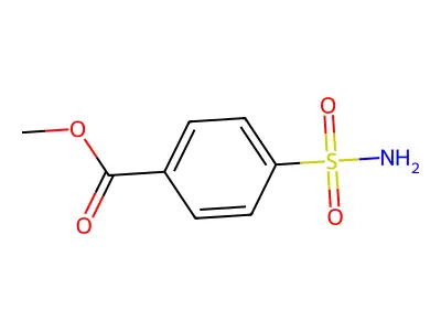 Methyl 4-sulphamoylbenzoate structure