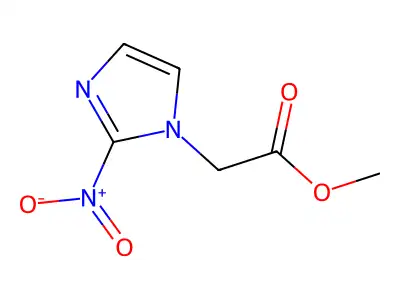 Methyl 2-nitroimidazole-1-acetate structure