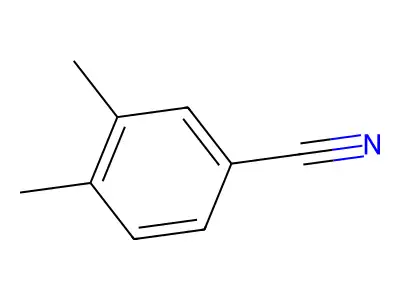 3,4-Dimethylbenzonitrile structure
