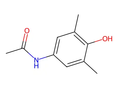 N-(4-Hydroxy-3,5-dimethylphenyl)acetamide structure