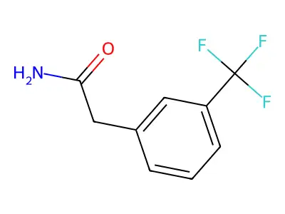 3-(Trifluoromethyl)benzeneacetamide structure