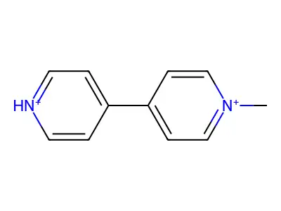 1-Methyl-4-(pyridin-4-yl)pyridinium structure