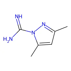 3,5-Dimethylpyrazole-1-carboxamidine structure