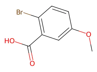 2-Bromo-5-methoxybenzoic acid structure