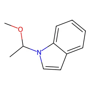 1H-Indole, 1-(1-methoxyethyl)- structure