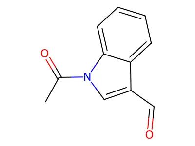 1-acetyl-1H-indole-3-carbaldehyde structure