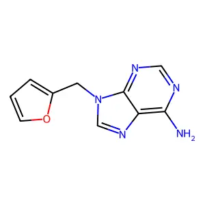 9-Furfuryladenine structure