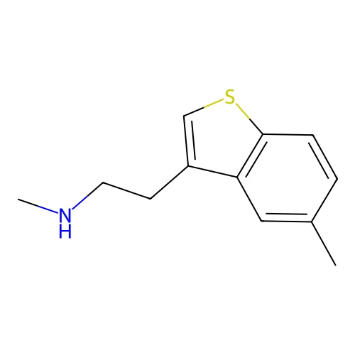 N-methyl-2-(5-methyl-1-benzothien-3-yl)ethanamine structure